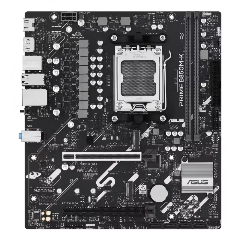 Pagrindinė plokštė ASUS PRIME B850M-K AMD B850 Socket AM5 micro ATX