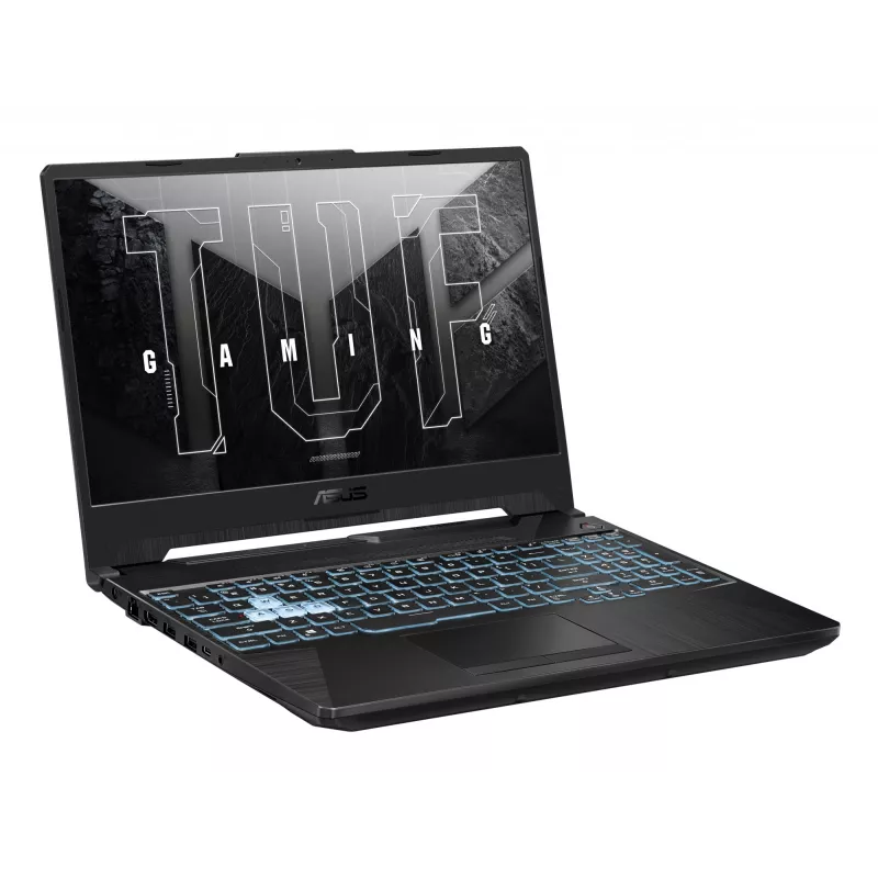 Nešiojamas kompiuteris ASUS TUF Gaming A15 FA506NCG — AMD Ryzen 7 7445HS, 15,6 colio FHD, 16 GB DDR5, 512 GB SSD, RTX 3050, Win11 Home, juodas
