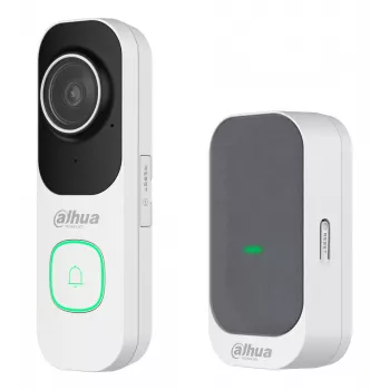 Vaizdo durų skambučio rinkinys Dahua Technology VDKP01-WG, juoda, pilka, balta