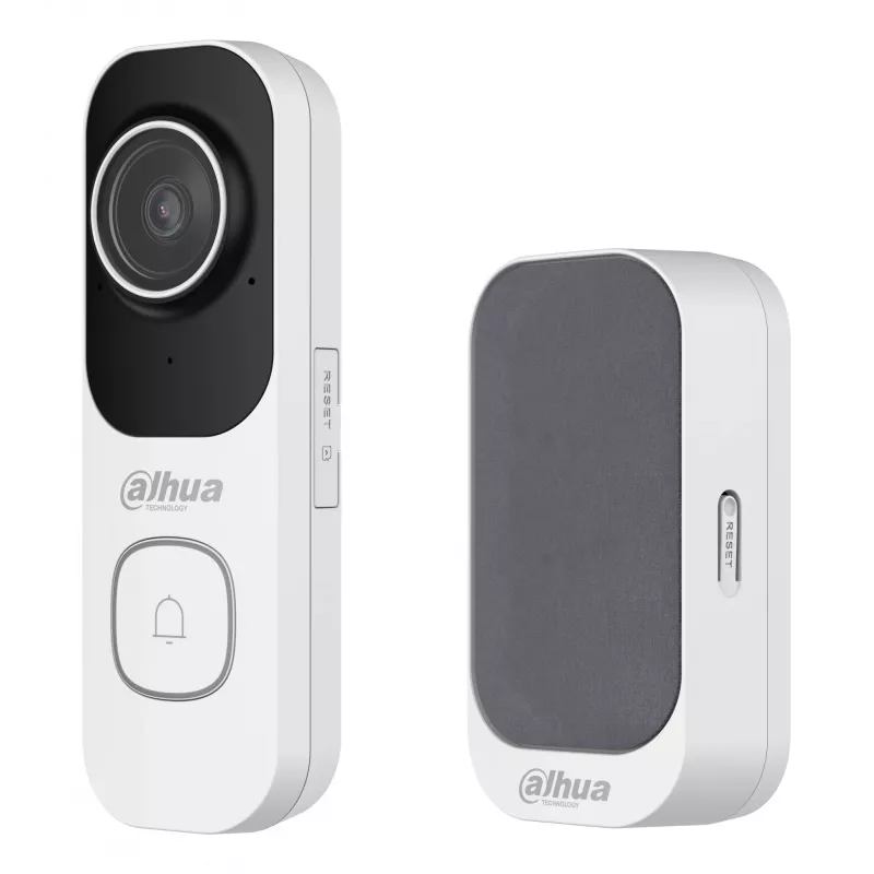 Vaizdo durų skambučio rinkinys Dahua Technology VDKP01-WG, juoda, pilka, balta