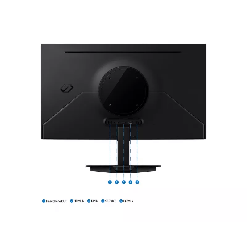 Samsung LS27FG500SUXEN monitorius 68,6 cm (27 colių) 2560 x 1440 pikselių Quad HD OLED juodas