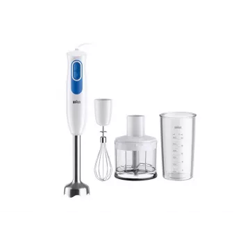 Braun MultiQuick 2 MQ20236MWH panardomasis blenderis 600 W, 0,5 L, mėlynas/baltas