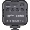 Godox LED6BI juoda kameros blykstė 3200–6500K baterija 10h