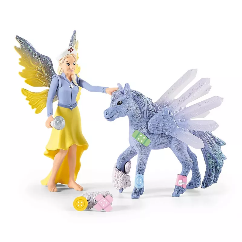 Schleich BAYALA Magical Vet Blossom – Stebuklinga veterinarinė klinika su nešiojimo dėklu