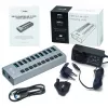 i-tec USB 3.0 Įkrovimo HUB 10 prievadų + 48 W maitinimo adapteris