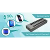 i-tec USB 3.0 Įkrovimo HUB 10 prievadų + 48 W maitinimo adapteris