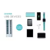 i-tec USB 3.0 Įkrovimo HUB 10 prievadų + 48 W maitinimo adapteris