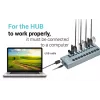 i-tec USB 3.0 Įkrovimo HUB 10 prievadų + 48 W maitinimo adapteris