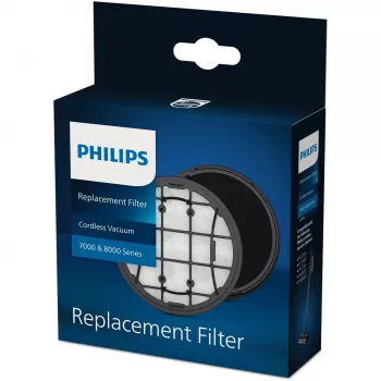 Filtras siurbliui Philips XV1681 lazdiniams dulkių siurbliams, juodas/baltas, 1 vnt.