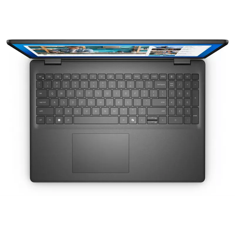DELL DC16250 nešiojamas kompiuteris Intel Core 5 120U 40,6 cm (16 colių) Full HD+ 16 GB DDR5-SDRAM 512 GB SSD Wi-Fi 6 (802.11ax) Windows 11 Home juodas