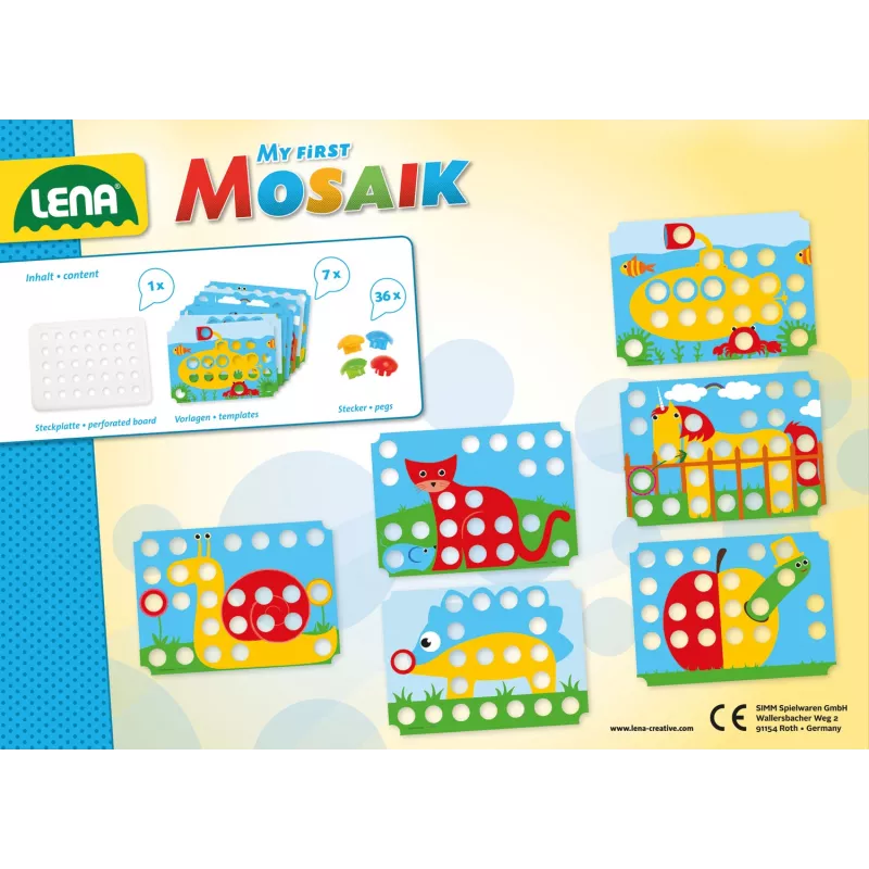 Mozaikos rinkinys Lena Mano pirmoji mozaika Gyvūnai