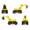 Vaikiškas važinėjamas ekskavatorius Lena GIGA TRUCKS Excavator PRO 4 ratai Plastikas Plienas