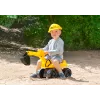 Vaikiškas važinėjamas ekskavatorius Lena GIGA TRUCKS Excavator PRO 4 ratai Plastikas Plienas