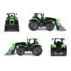 Mechaninis žaislinis traktorius Lena Deutz-Fahr Worxx su priekaba, 74 cm