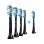 Philips Premium Plaque Defence HX9045/88 4+1 pak. šepetėlių galvutės 5 vnt. Juoda