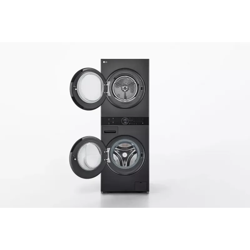 LG WT1210BBF Skalbimo džiovinimo mašina 22 kg 1400 RPM Juoda