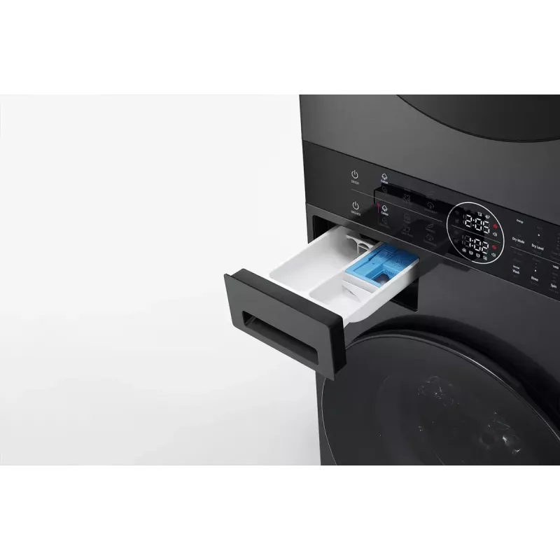LG WT1210BBF Skalbimo džiovinimo mašina 22 kg 1400 RPM Juoda