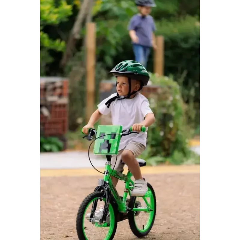 Vaikiškas dviratis HUFFY Minecraft 16 colių žalias