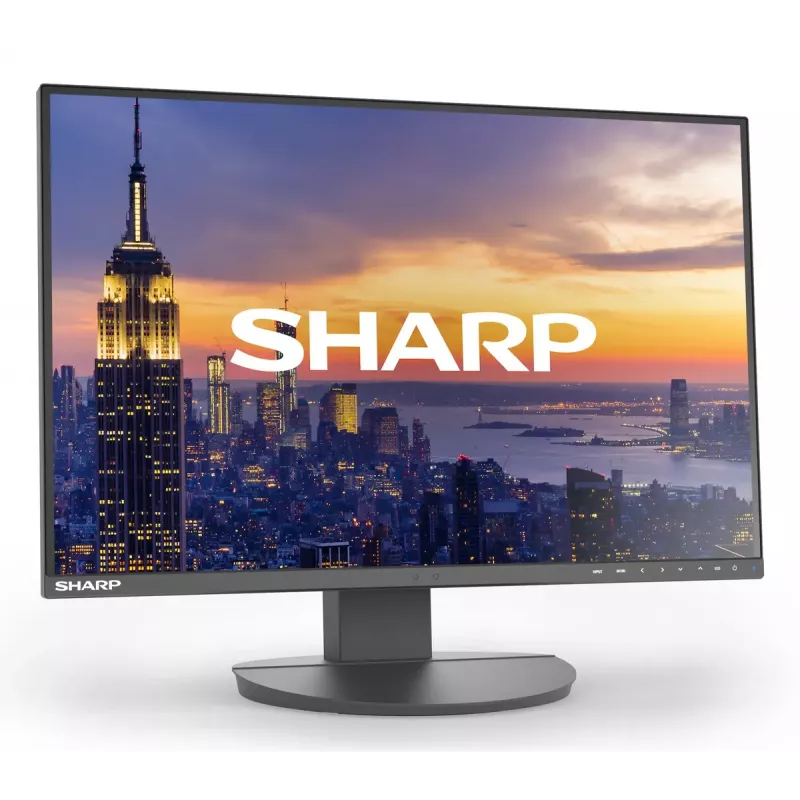 Sharp MultiSync EA242W 24 colių IPS monitorius, 1920 x 1200, 16:10, 5 ms, USB 3.2 hub, VESA, aukštis reguliuojamas, juodas