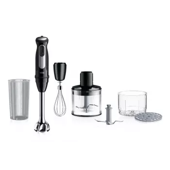 Braun MultiQuick 5 MQ55.254MBK Panardinis blenderis 0,5 L 1000 W Juodas, Nerūdijantis plienas