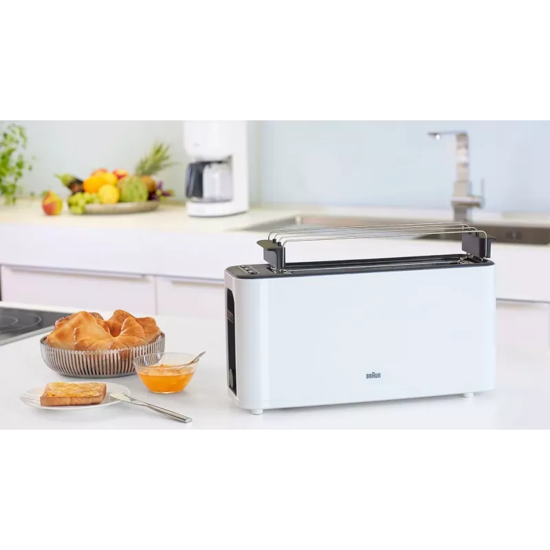 Braun HT 3110 White skrudintuvas 1 riekė 1000 W