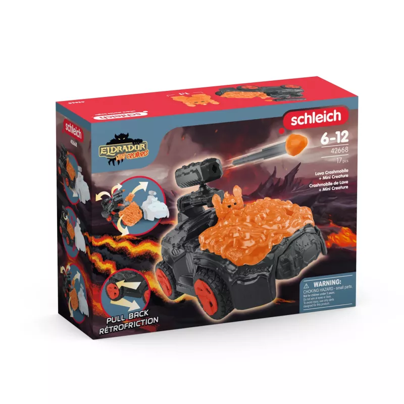 Schleich ELDRADOR CREATURES Lava CrashMobile Mini Creature žaislinė transporto priemonė 7–12 metų