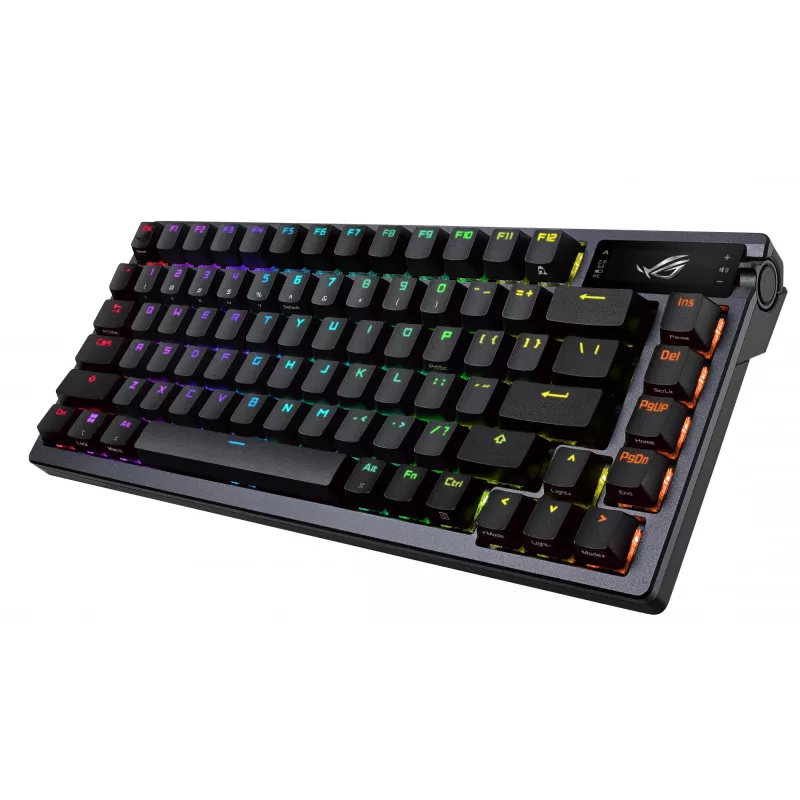 Belaidė mechaninė klaviatūra ASUS ROG Azoth juoda 90MP0316-BKUA01, RGB foninis apšvietimas