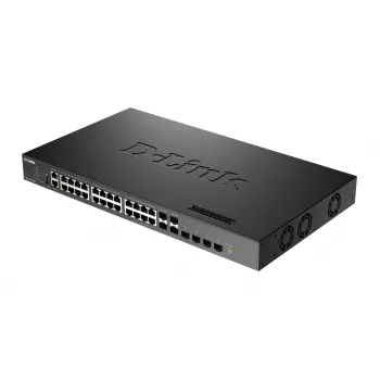 D-Link Layer 3 Stackable 10 Gigabit Managed Switches, valdomas, L3, Fast Ethernet (10/100), Full duplex, montažas į stelažą