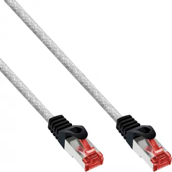 Pataisos laidas InLine Cat6 S/FTP PiMF 250 MHz RJ45–RJ45 PVC skaidrus 2 m