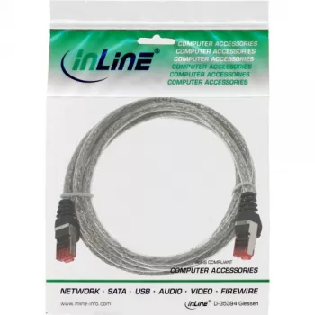 Ethernet patch kabelis InLine Cat.6 S/FTP PiMF 250MHz RJ-45–RJ-45 PVC permatomas 5 m