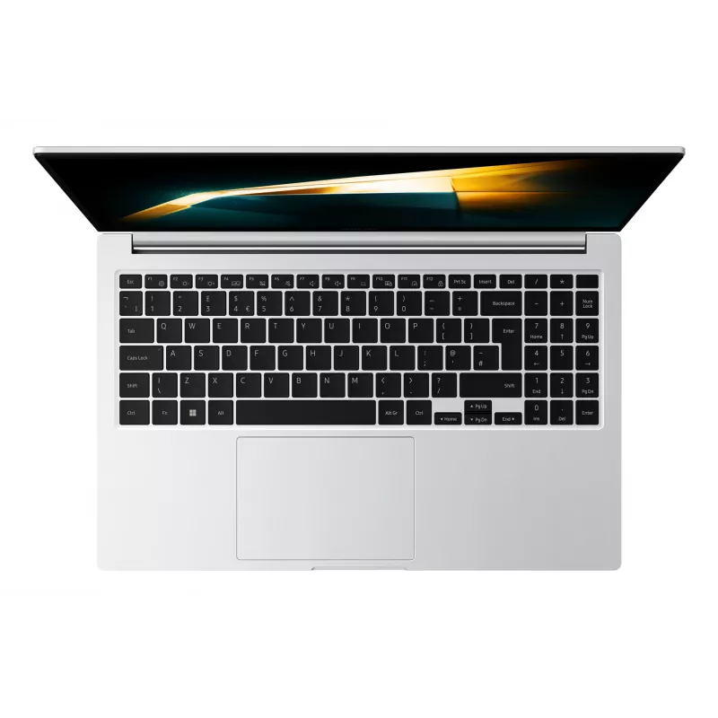 Nešiojamas kompiuteris Samsung Galaxy Book4 Intel Core 5 120U 39,6 cm (15,6 colio) Full HD 16 GB LPDDR4x-SDRAM 256 GB SSD Wi-Fi 6 (802.11ax) Windows 11 Pro Sidabrinis