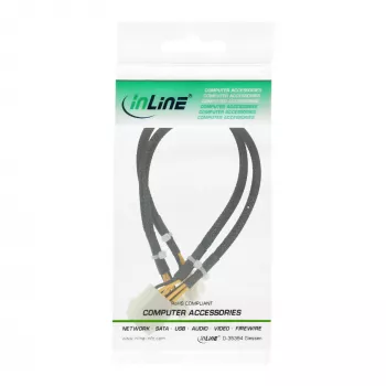 InLine maitinimo ilginimo laidas vidiniam naudojimui 2x4 kontaktų (vyriškas) / 8 kontaktų (moteriškas) pagrindinei plokštei 0,30 m