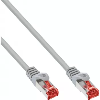 InLine Patch Laidas S/FTP PiMF Cat.6 250MHz varis halogenidinis pilkas 20m