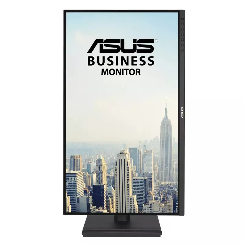 Monitorius ASUS BE27AQG 27 colių (68,6 cm) IPS Quad HD 2560x1440, 5 ms, USB 3.2 Hub, įmontuoti garsiakalbiai, VESA, aukščio reguliavimas – juodas