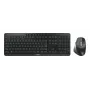 CHERRY Stream Desktop Ultimate klaviatūra ir pelė rinkinys, USB + RF belaidis + Bluetooth, QWERTZ, juoda