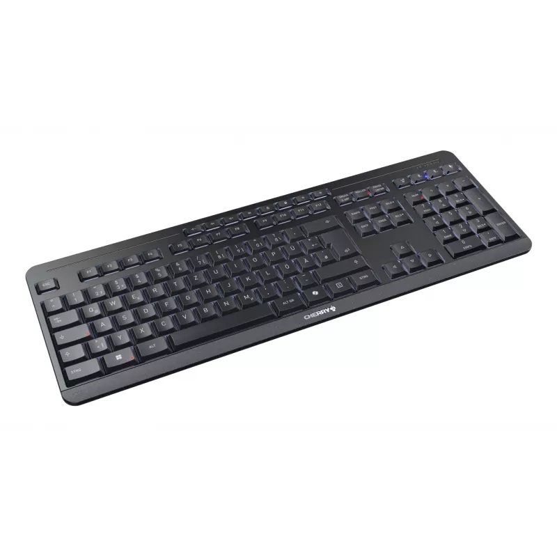 CHERRY Stream Desktop Ultimate klaviatūra ir pelė rinkinys, USB + RF belaidis + Bluetooth, QWERTZ, juoda