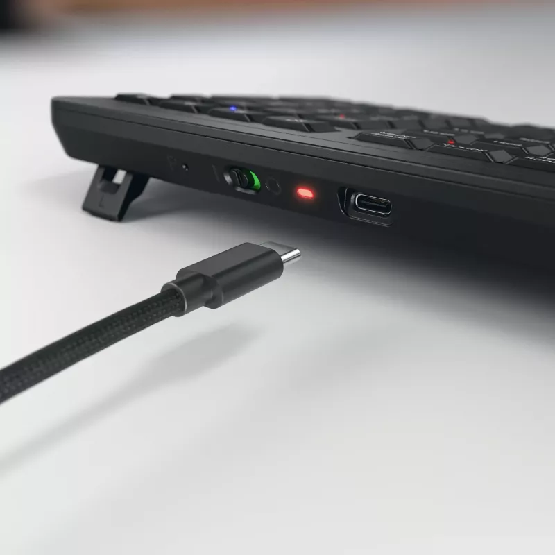 CHERRY Stream Desktop Ultimate klaviatūra ir pelė rinkinys, USB + RF belaidis + Bluetooth, QWERTZ, juoda