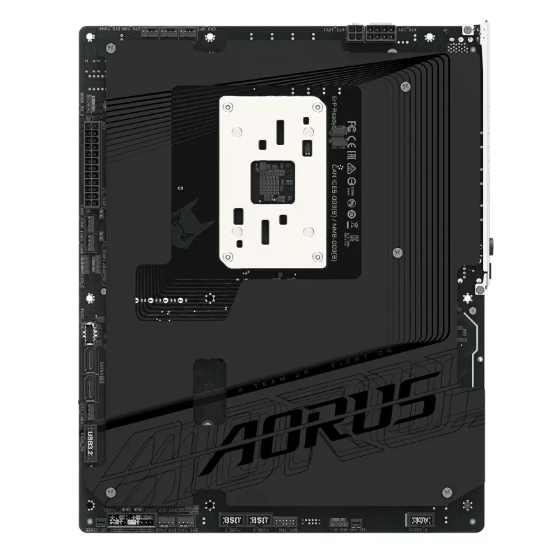 Motininė plokštė GIGABYTE B850 AORUS STEALTH – ATX, lizdas AM5, AMD B850, DDR5 iki 8200MHz (OC), 14+2+2 VRM, 2xPCIe5.0, 2xPCIe4.0 M.2, Wi‑Fi 7, 5GbE