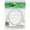 DisplayPort kabelis InLine 17201W, DisplayPort–DisplayPort, 1 m, baltas