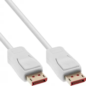 DisplayPort kabelis InLine 17205W, DisplayPort–DisplayPort, 5 m, baltas, Ø7 mm