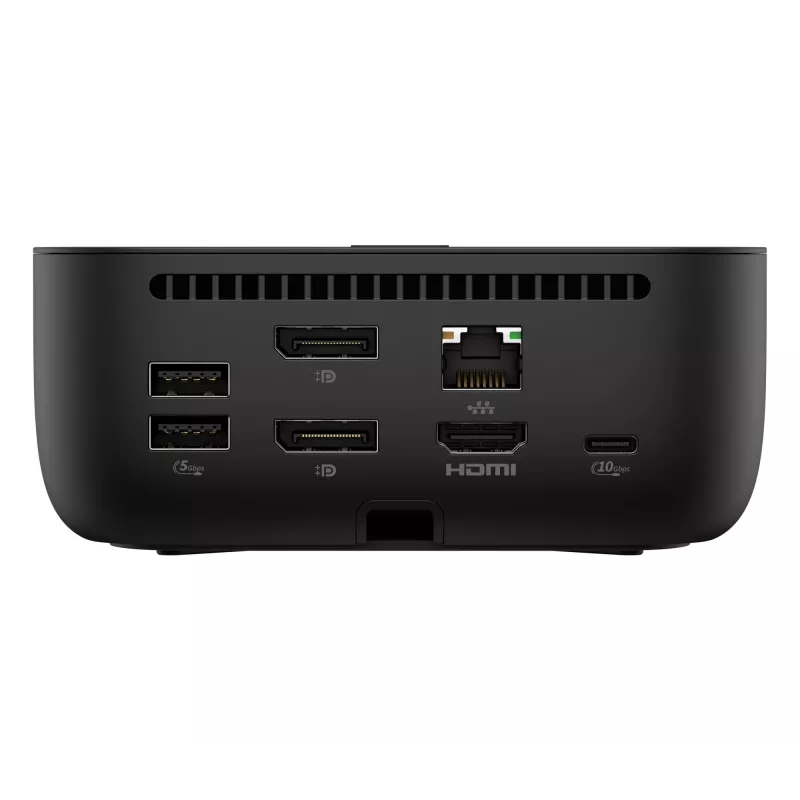 Dokavimo stotelė HP USB-C 100W G6 Dock SmartBuy – USB-C 100W, juoda, 121×121×51 mm