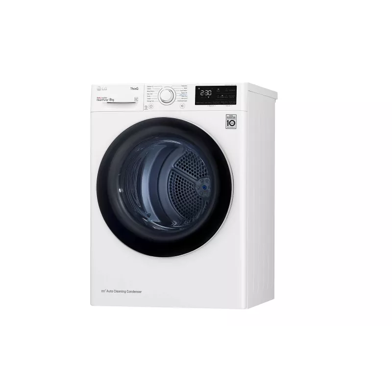 LG RH80V3AV6N džiovintuvas Laisvai pastatomas Pakrovimas iš priekio 8 kg Baltas