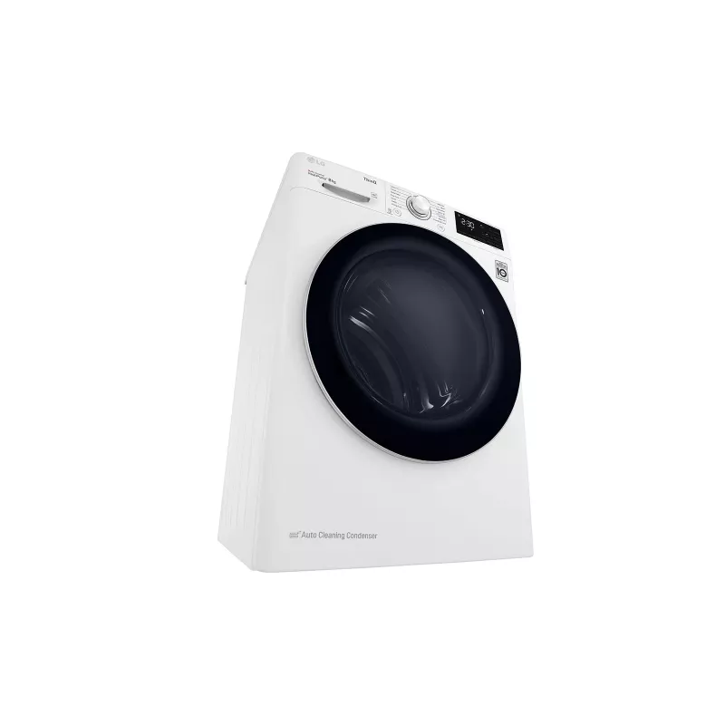 LG RH80V3AV6N džiovintuvas Laisvai pastatomas Pakrovimas iš priekio 8 kg Baltas