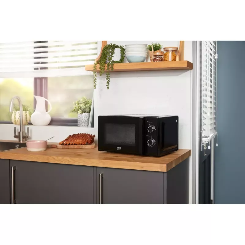 Beko MOC20100BFB juoda mikrobangų krosnelė 20 L 700 W