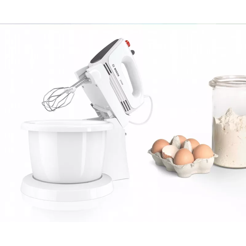 Bosch MFQ2600G rankinis plaktuvas su dubeniu 375 W balta