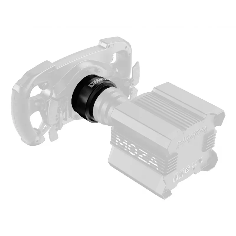 Greito atjungimo adapteris lenktyninio vairo pagrindui USA Gear RS07 – juodas, 1 vnt.