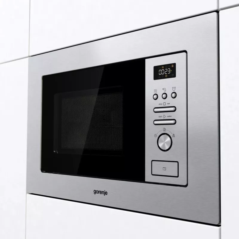 Gorenje BM201AG1X Nerūdijantis plienas Grilio mikrobangų krosnelė Įmontuojama 20 L 800 W