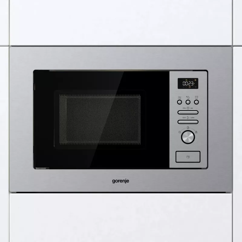 Gorenje BM201AG1X Nerūdijantis plienas Grilio mikrobangų krosnelė Įmontuojama 20 L 800 W