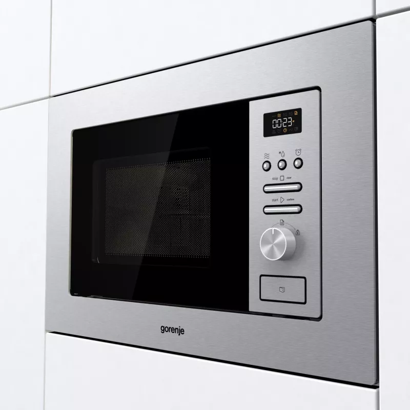 Gorenje BMI201AG1X Nerūdijančio plieno kombinuota mikrobangų krosnelė įmontuojama 20 L 800 W