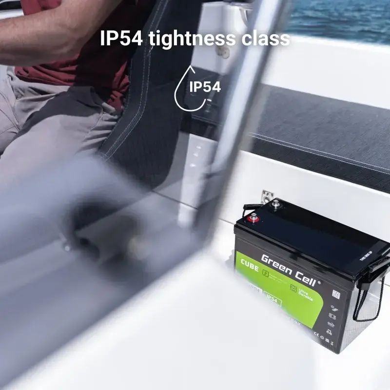 UPS baterija Green Cell LFPGC12V50AH Ličio geležies fosfatas 12V 50Ah 640Wh, 75A iškrova